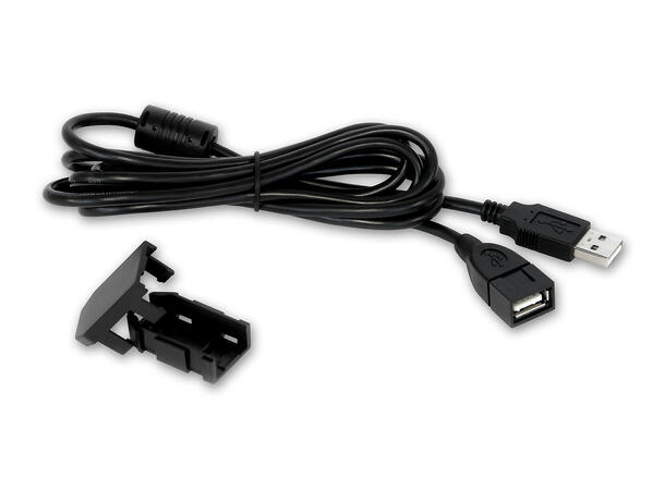 Alpine KCE-220UB forlengelseskabel USB 2 meter, feste brakett 